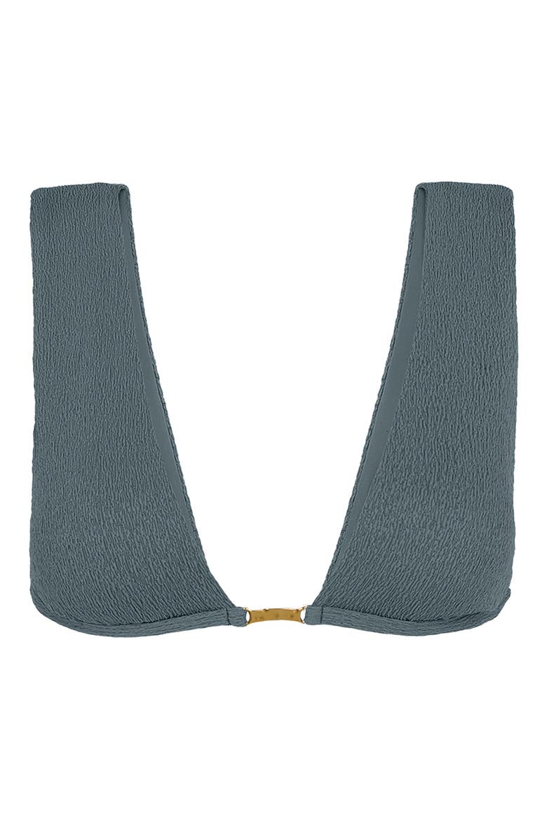 Firenze Candice Elisa Triangle Bikini Top, Alternate, color, BLUE