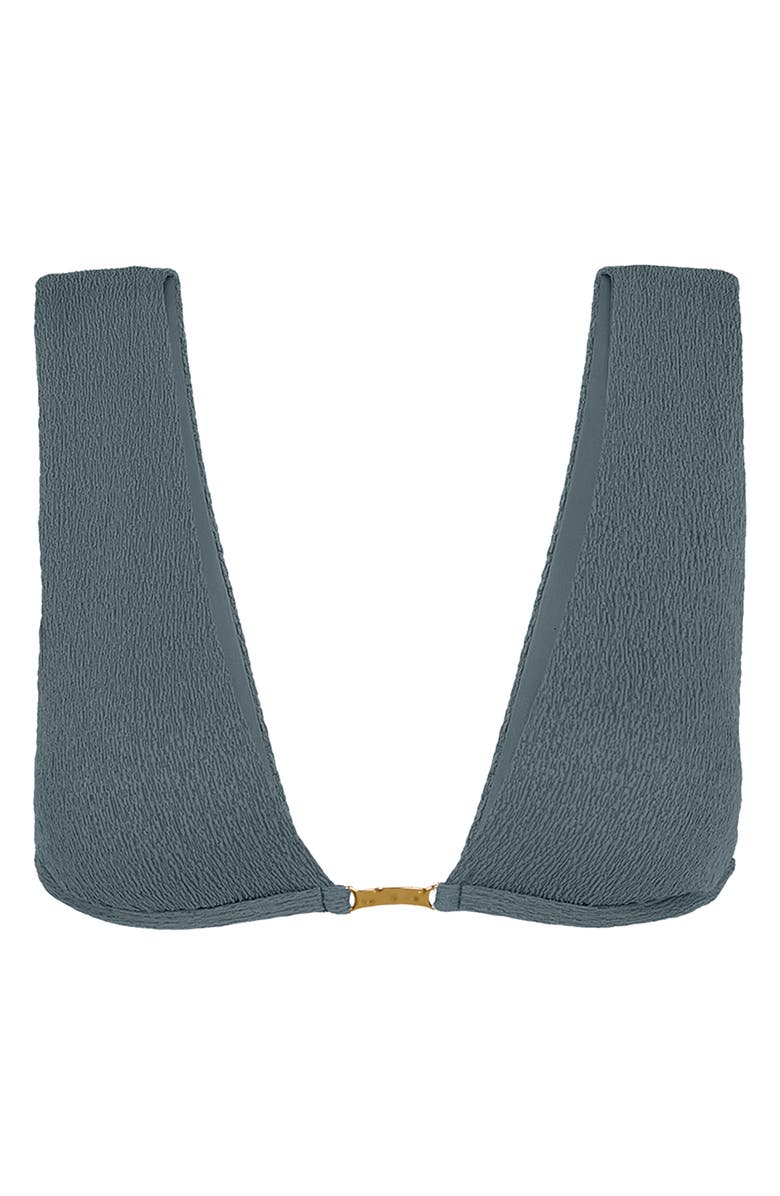 ViX Paula Hermanny Firenze Candice Elisa Triangle Bikini Top, Alternate, color, Blue