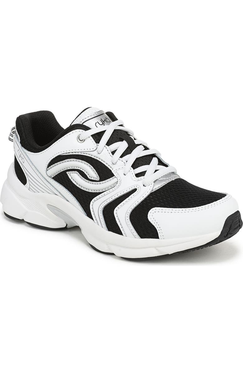 Rykä Streamline Low Profile Walking Sneaker, Main, color, Brilliant White