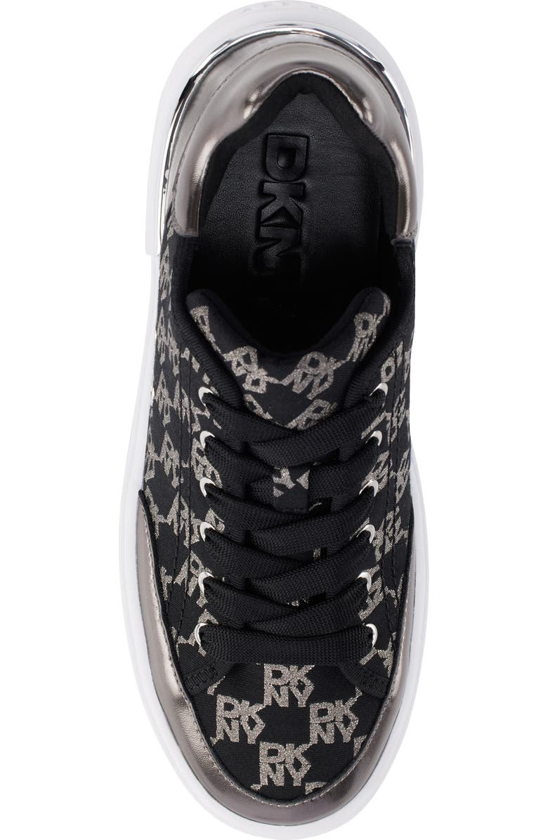 DKNY Bradley Metallic Logo Platform Sneaker, Alternate, color,