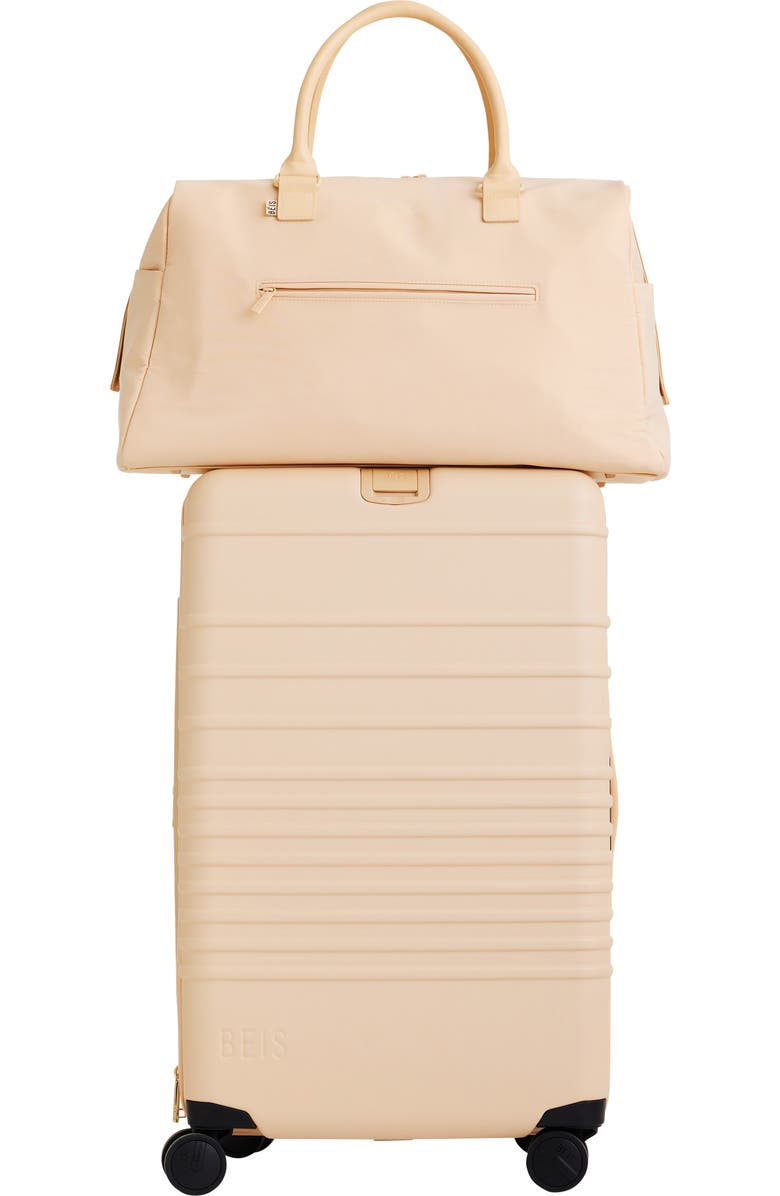 Béis The Commuter Duffle, Alternate, color, Beige