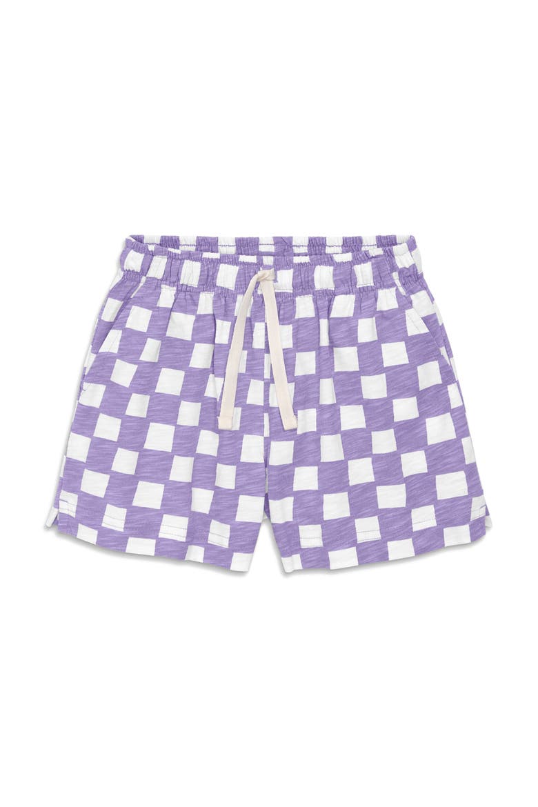 Kids Park Short In Check, Main, color, Iris White Checks