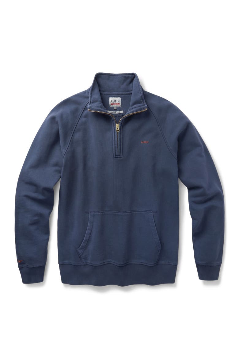 Provost Zip Neck Sweatshirt, Alternate, color, Navy