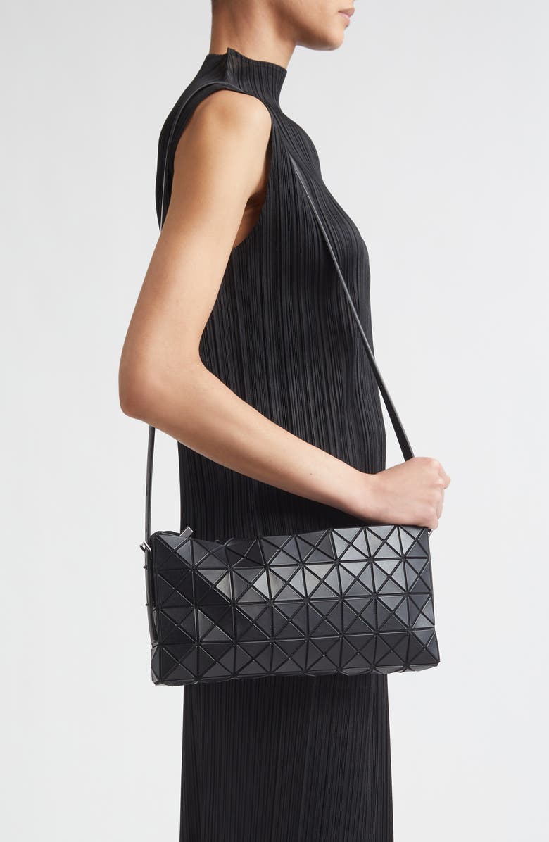 Bao Bao Issey Miyake Oblong East/West Shoulder Bag, Alternate, color, Matte Black