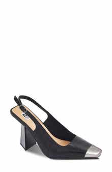 NINETY UNION Jane Cap Toe Slingback Pump