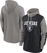 Nike Men's Nike Black Las Vegas Raiders Fashion Color Block Pullover Hoodie