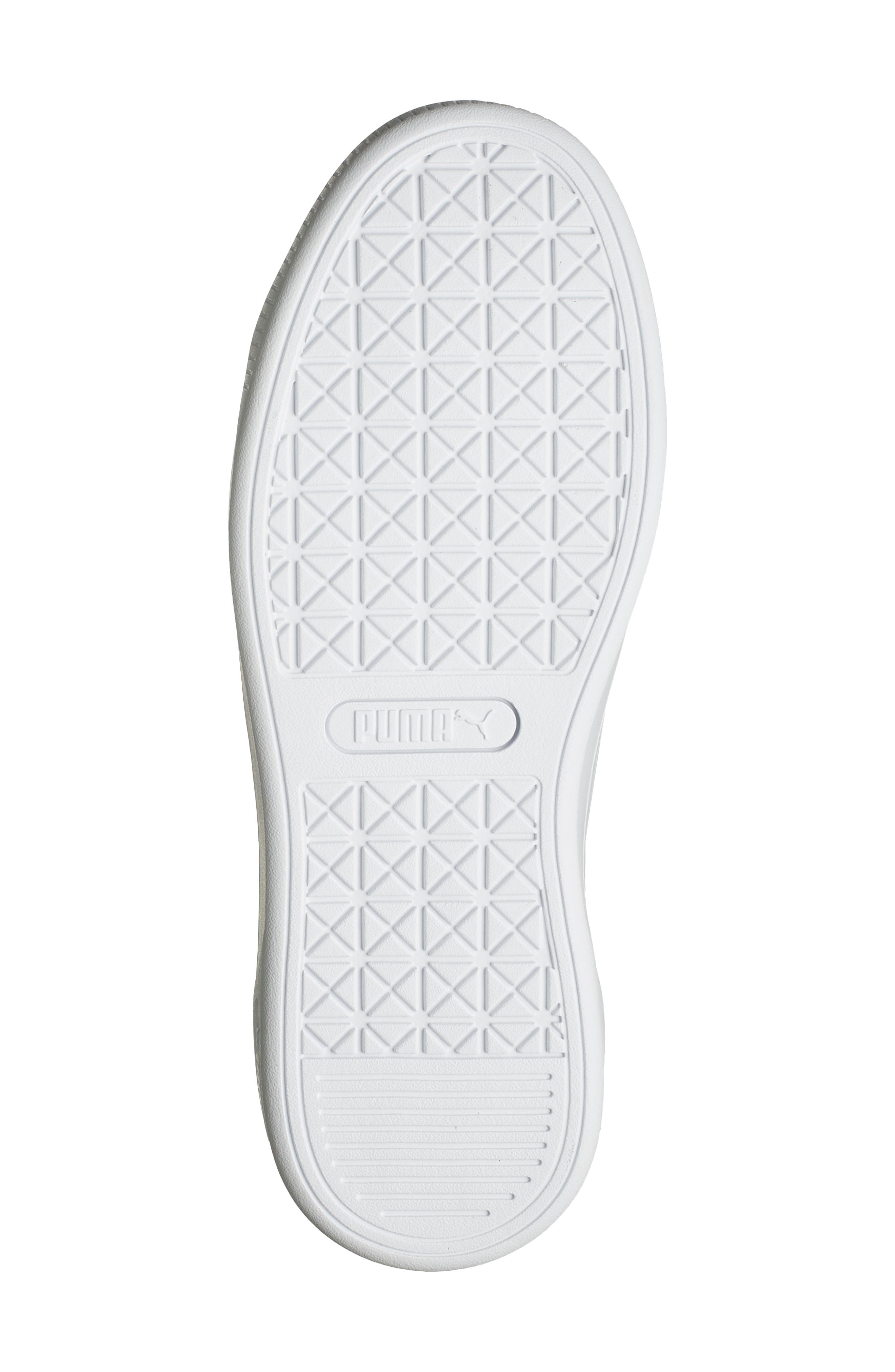 PUMA Vikky V3 Metallic Sneaker, Alternate, color, Puma White-Puma Gold-Silver