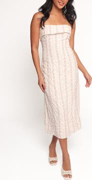 Petal & Pup Norma Strapless Midi Dress