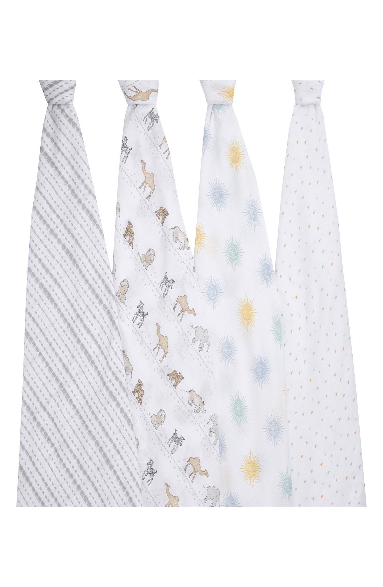 aden + anais Cotton Muslin Swaddles - Pack of 4 | Nordstromrack