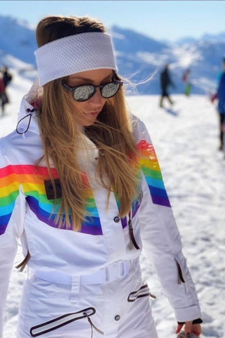 Rainbow Road Ski Suit - Women's -Affiliate exclusive, Alternate, color, multi-colour