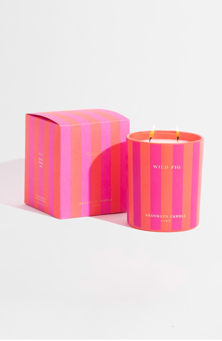 BROOKLYN CANDLE STUDIO Wild Fig Holiday Candle, Alternate, color, Wild Fig