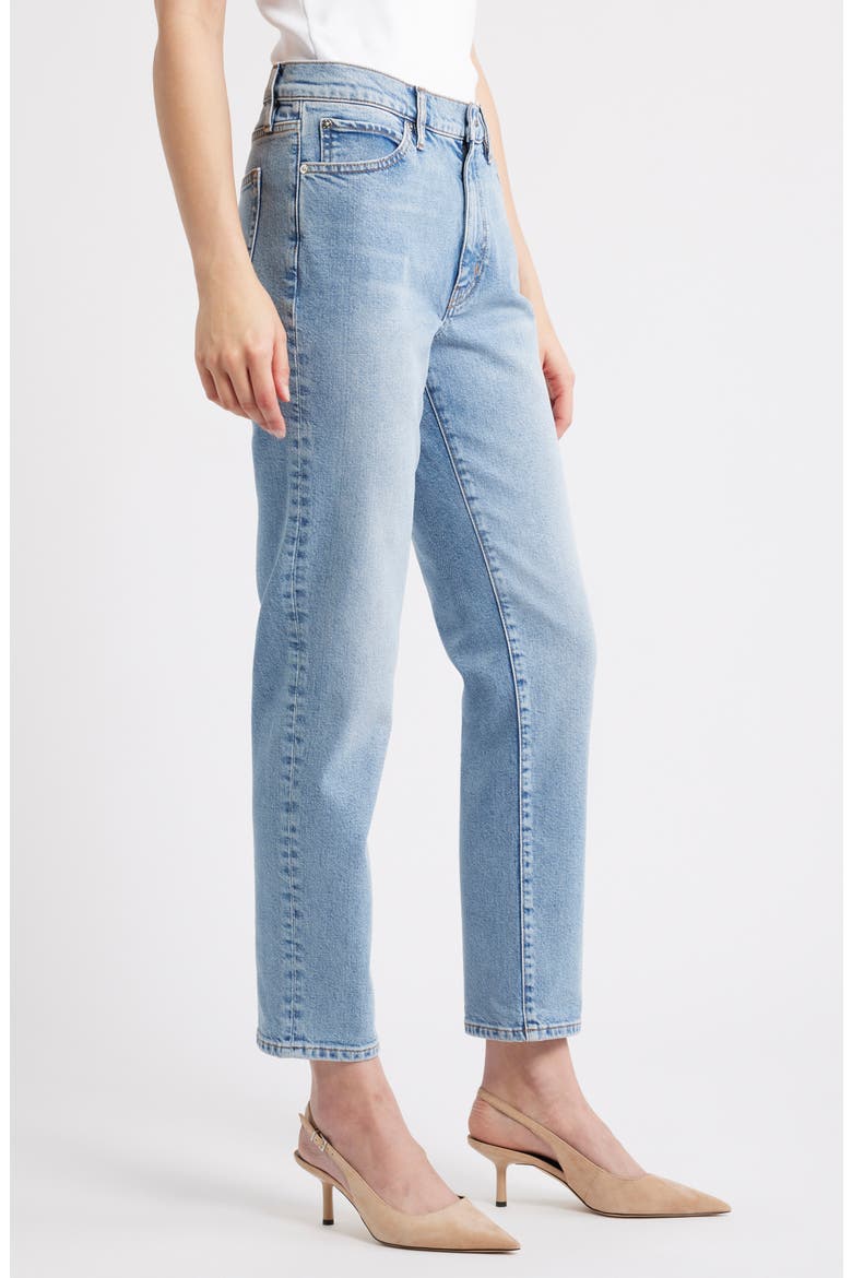 The Borrowed Mid Rise Boyfriend Jeans, Alternate, color, BIRDIE