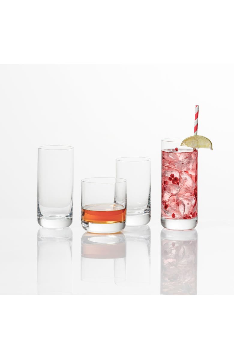 Fortessa Schott Zwiesel Convention Set of 6 Long Glasses, Alternate, color, Clear