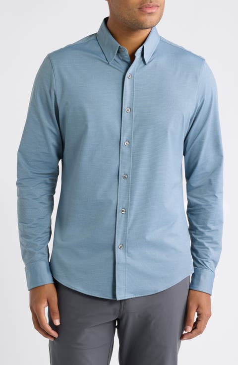 Commuter Slim Fit Button-Up Shirt