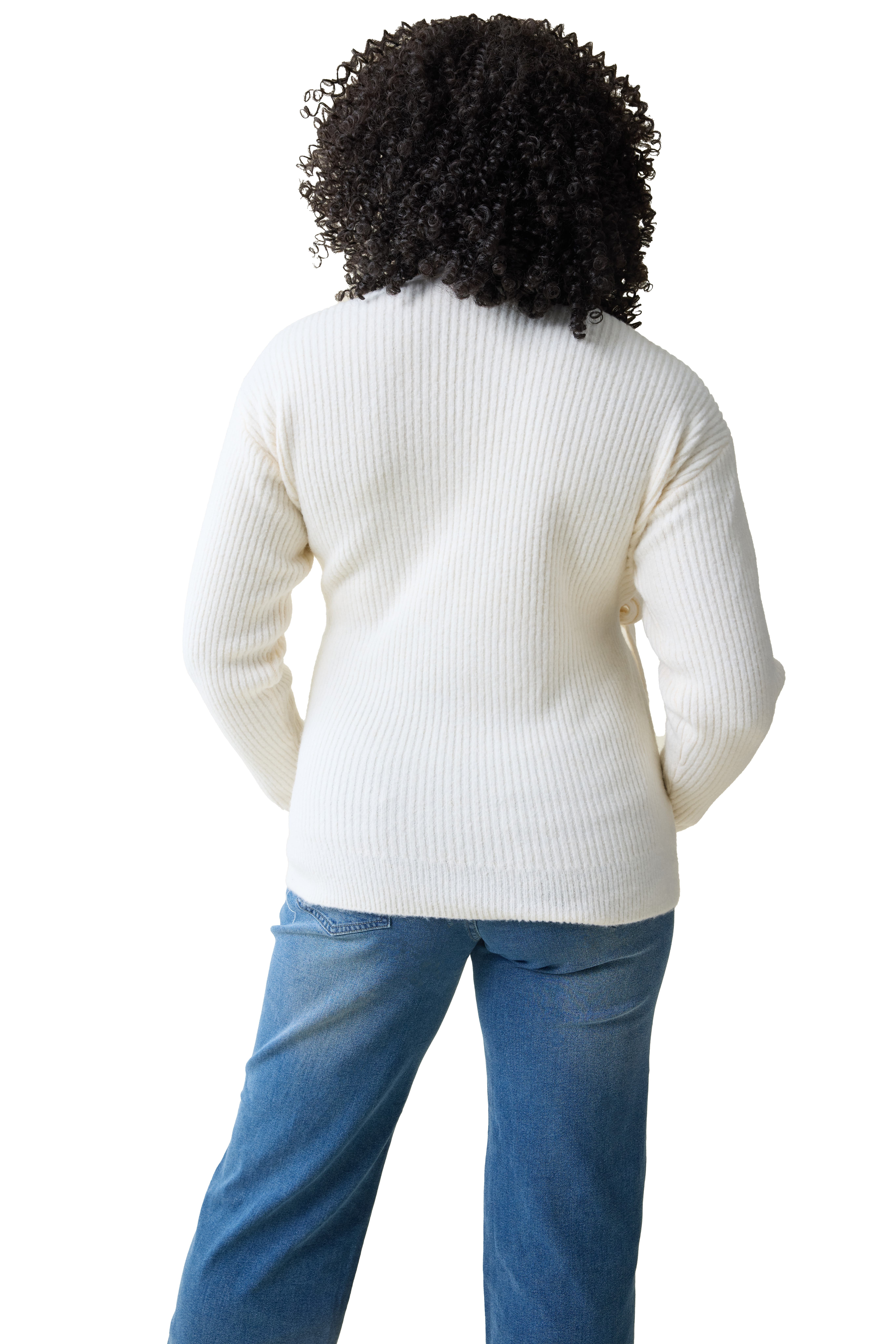 Maternity and Nursing Wrap Sweater - image 4