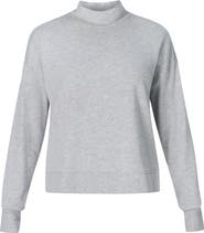 Sweaty Betty After Class Cotton Turtleneck Crop Sweatshirt
