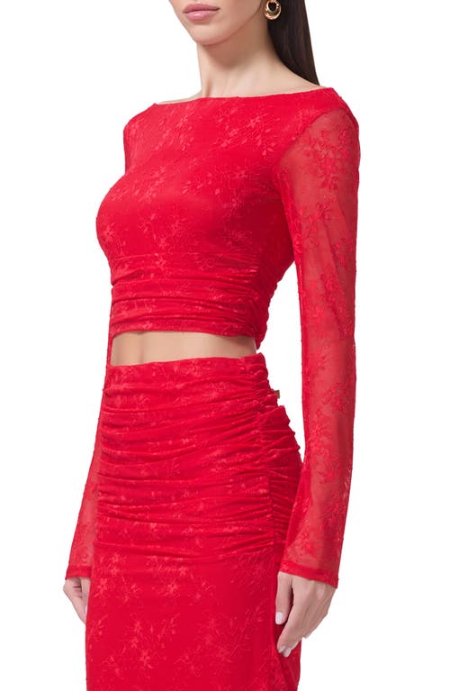AFRM AFRM NOAM LACE CROP TOP