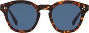Oliver Peoples Boudreau La 48mm Round Sunglasses