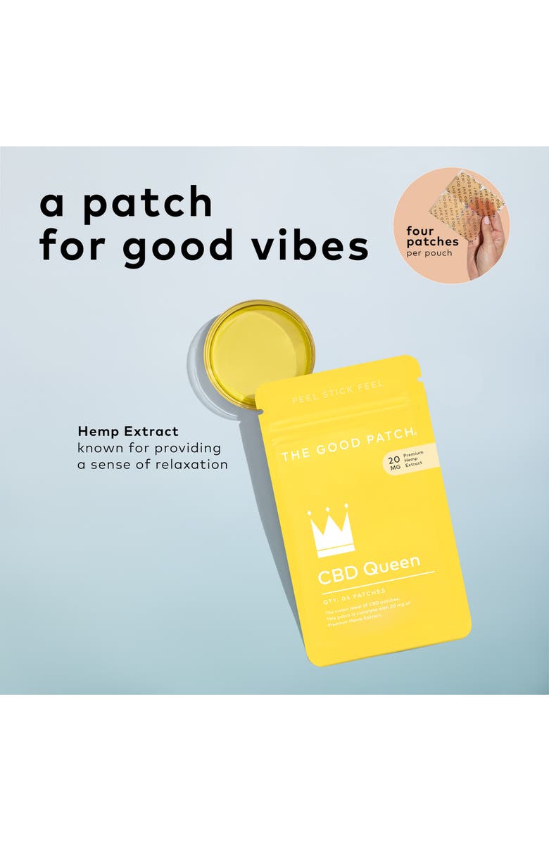 The Good Patch CBD Queen Wellness Patch, Alternate, color, NO COLOR