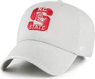 '47 Men's '47 Gray NC State Wolfpack Vault Clean Up Adjustable Hat