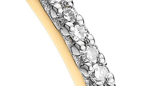 Monica Vinader Skinny Diamond Eternity Ring In Gold/diamond
