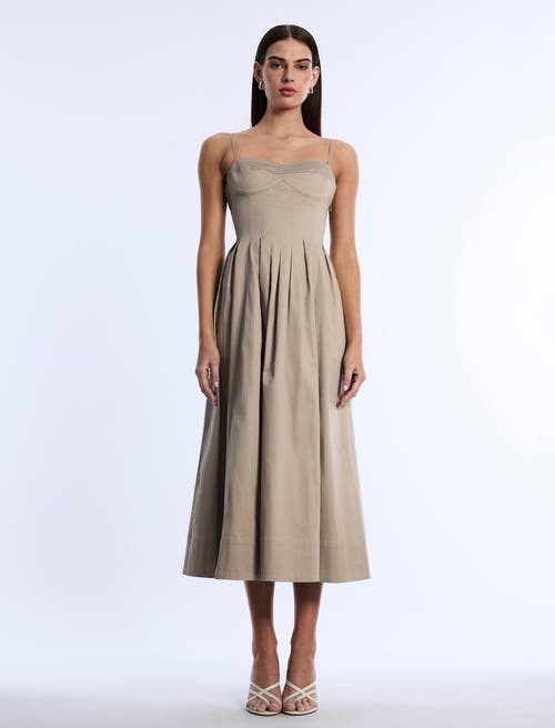 Bcbg Fit And Flare Dress In Neutral