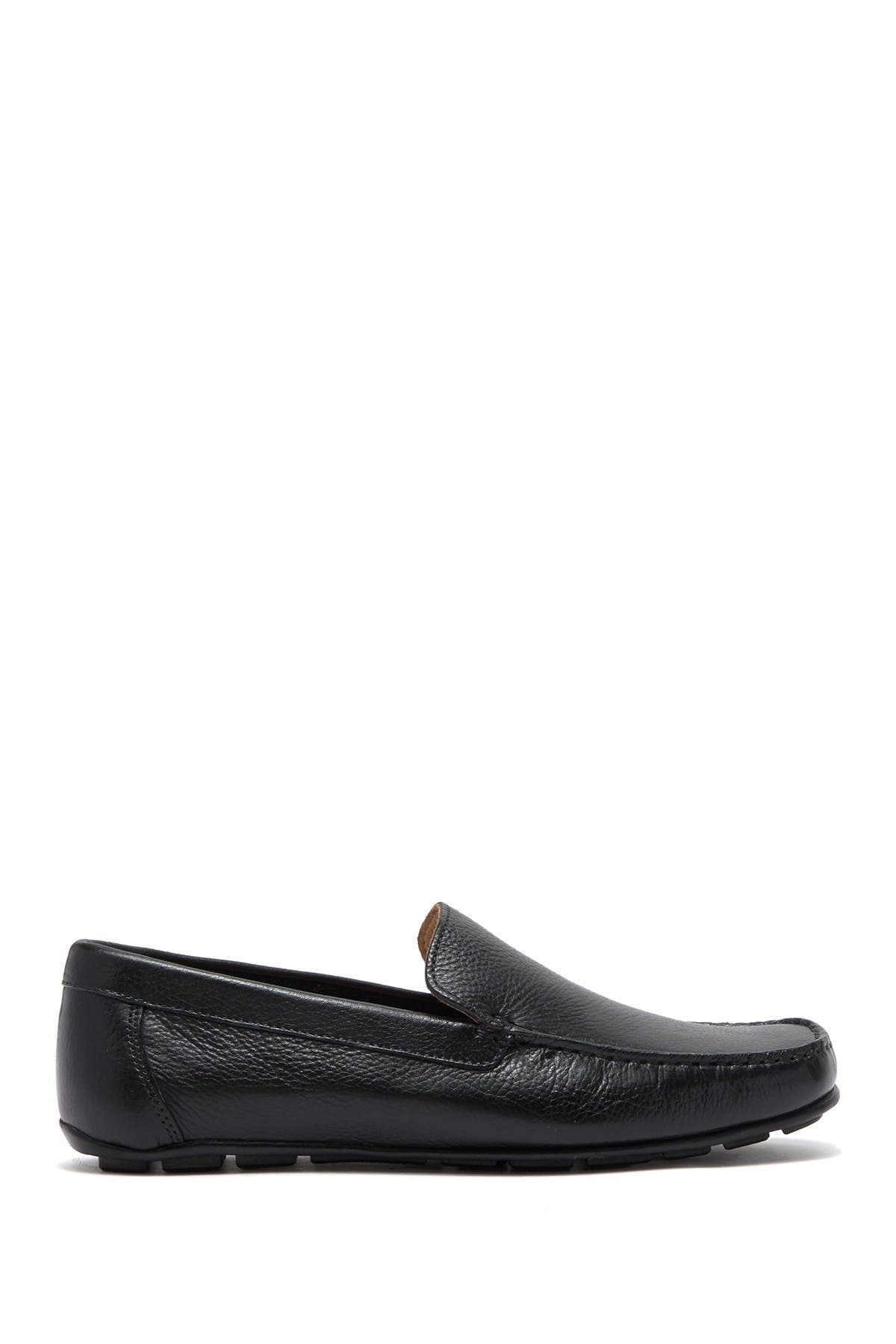 NORDSTROM RACK Lancer Driver Loafer, Alternate, color, Black Leather