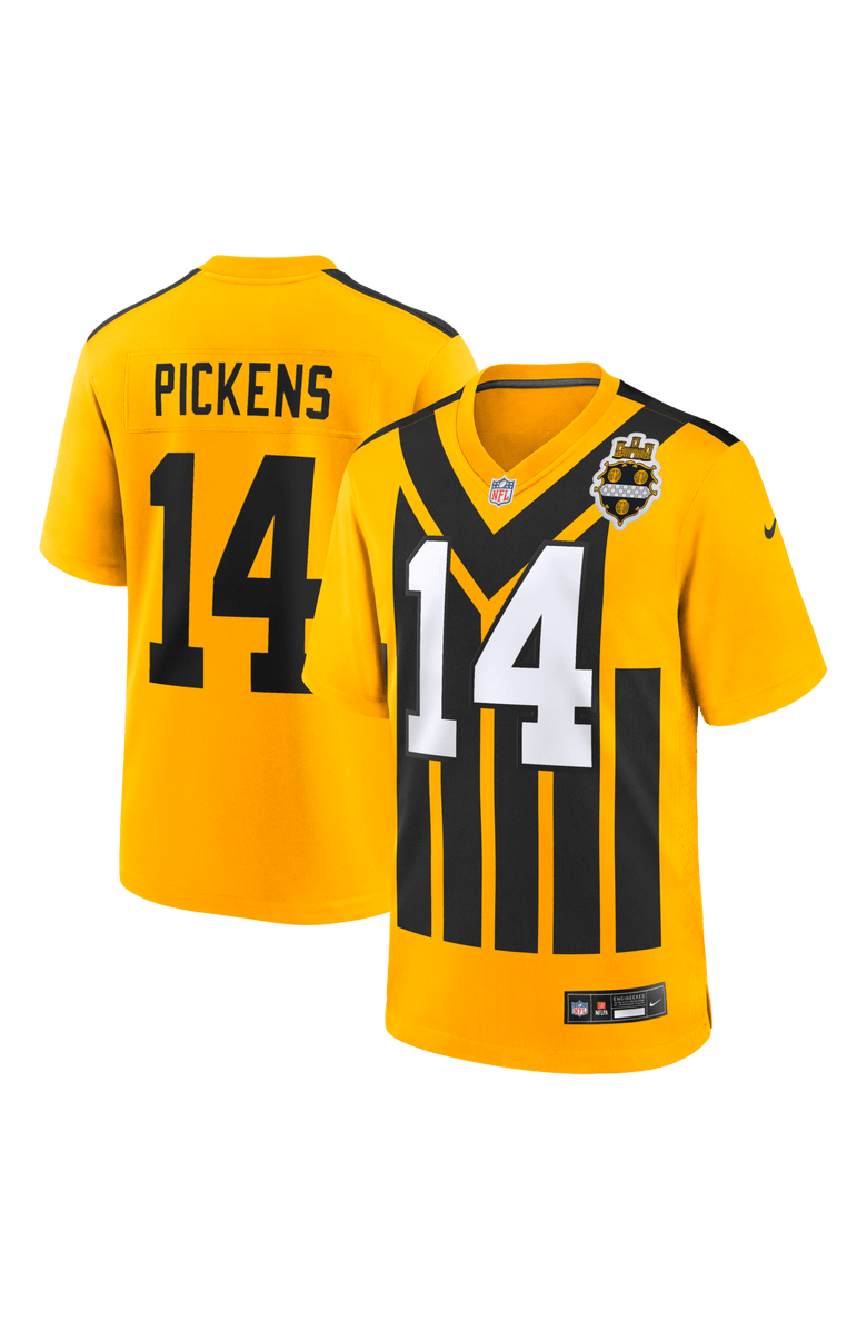 Nike Men's Nike George Pickens  Gold Pittsburgh Steelers Alternate Game Jersey, Main, color, Gold