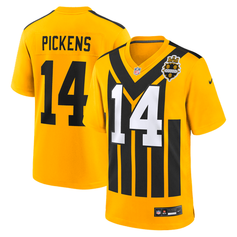 Men's Nike George Pickens  Gold Pittsburgh Steelers Alternate Game Jersey