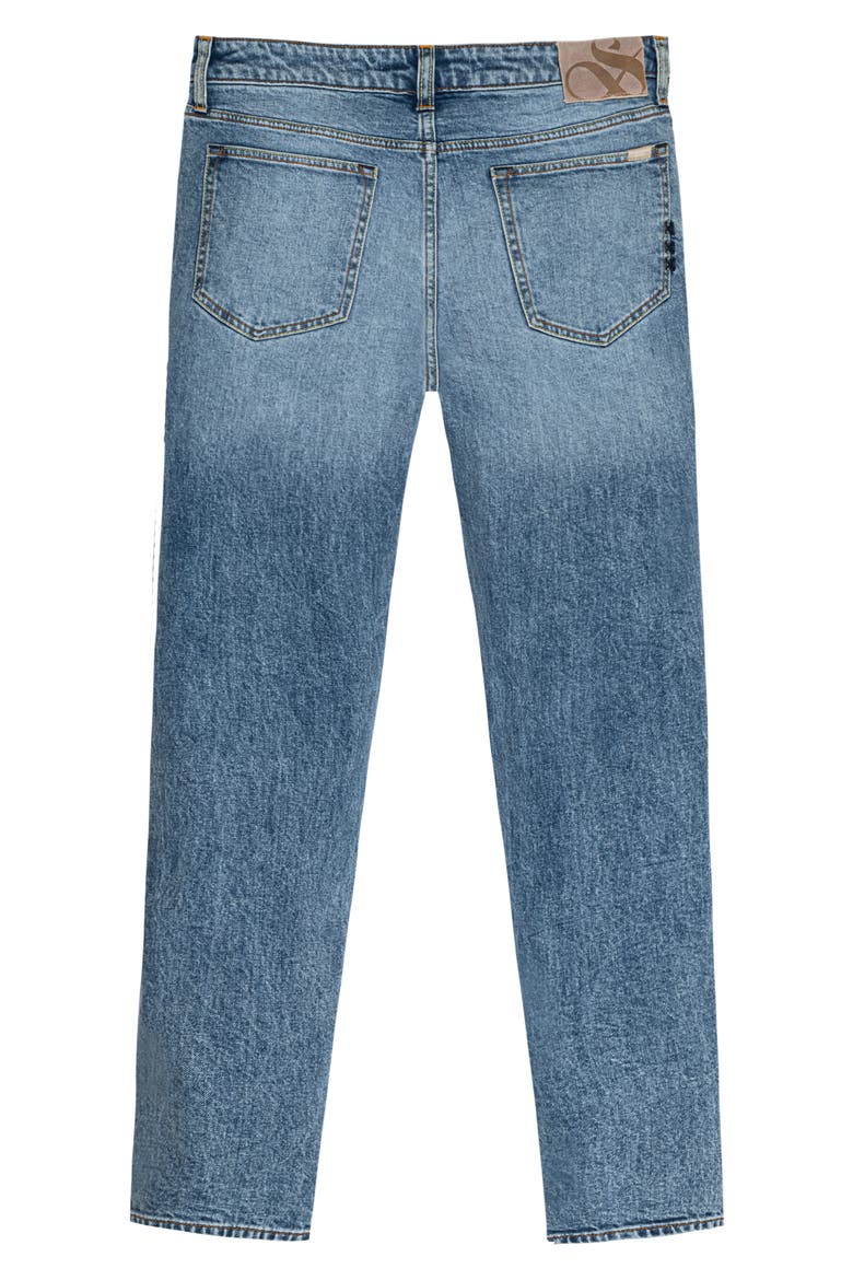 Straight Fit Jeans, Alternate, color, MARINDNU