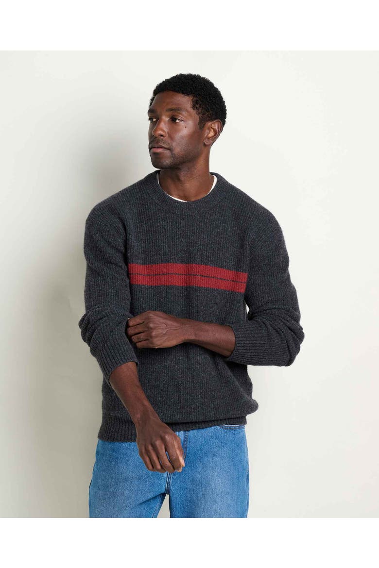 Men's Wasatch Sweater, Main, color, Charcoal Pattern