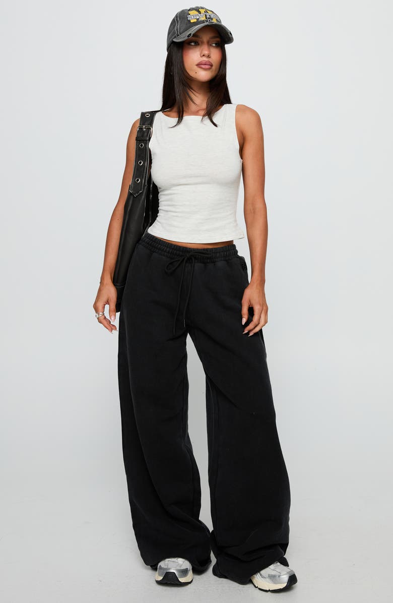 Princess Polly Bleeker Marl Sleeveless Top, Alternate, color, Grey Marle