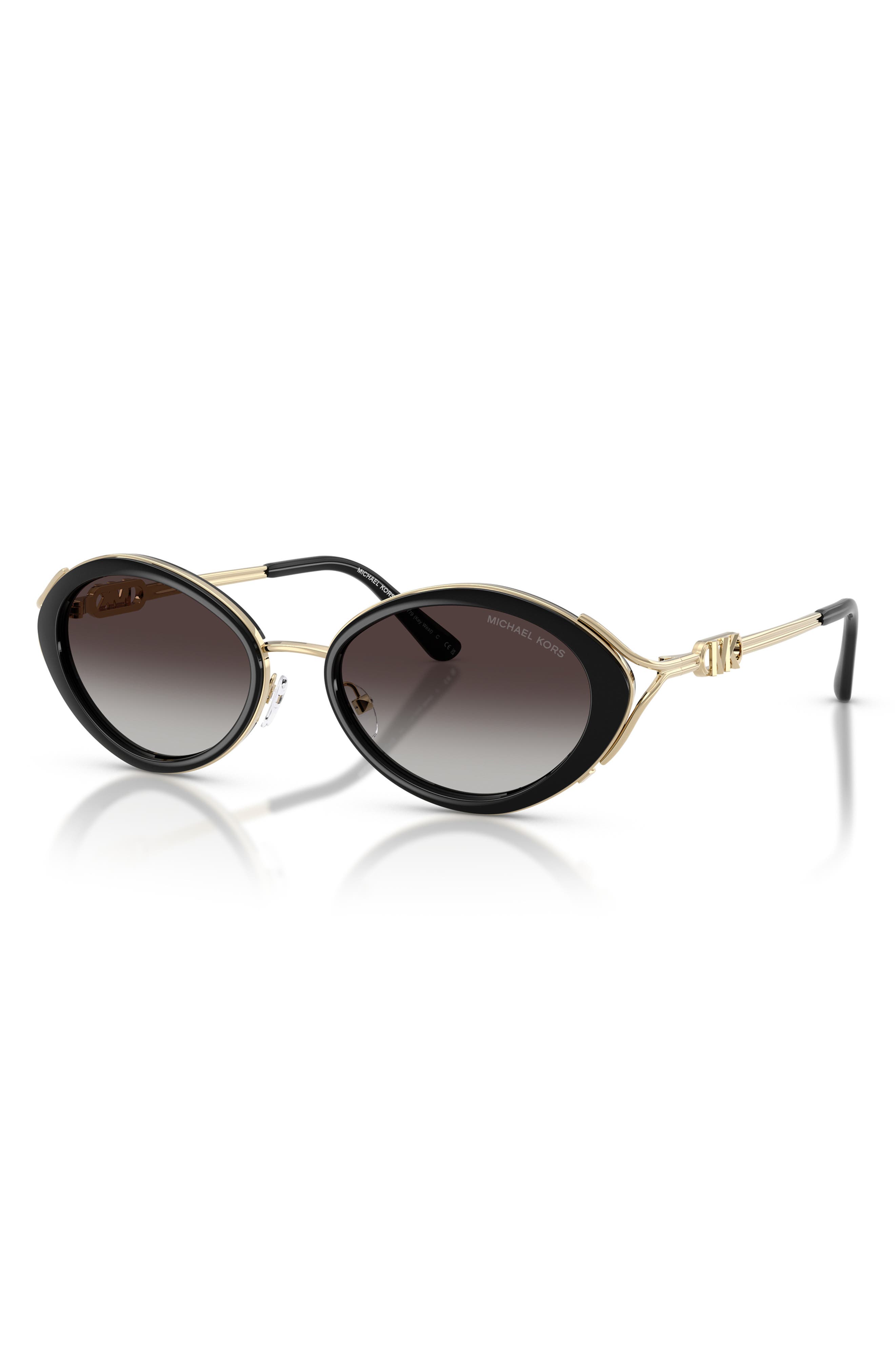 Michael Kors - MK Ultra- Black Oval Sunglasses NWT Michael Kors Black Oval Sunglasses Brand New main image 2