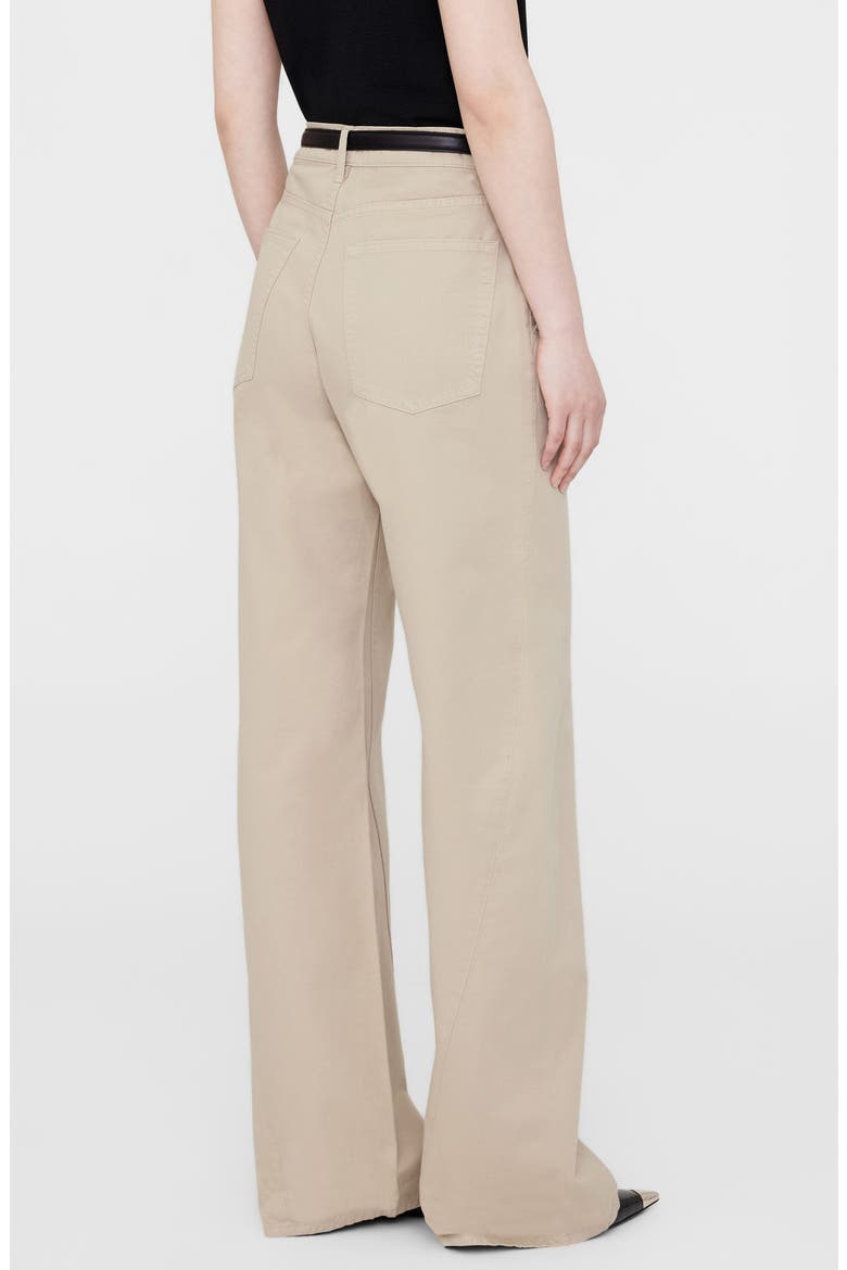 Briley High Waist Wide Leg Pants, Alternate, color, OATMEAL