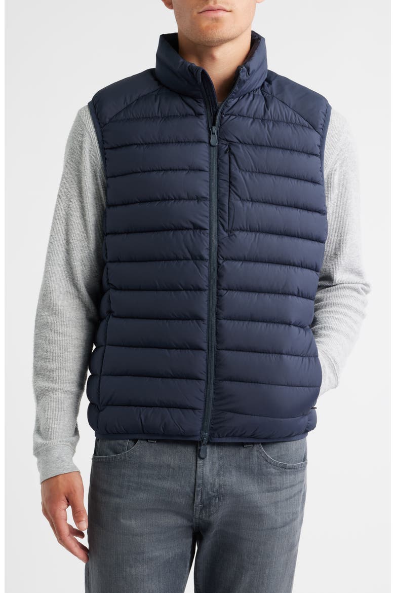 Rhus Water Resistant Puffer Vest, Alternate, color, BLUE BLACK