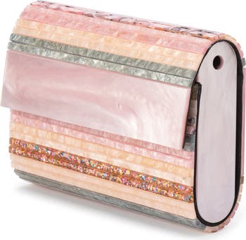 Tacer Acrylic Foldover Clutch