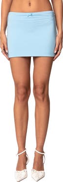 EDIKTED Lucinda Bow Miniskirt