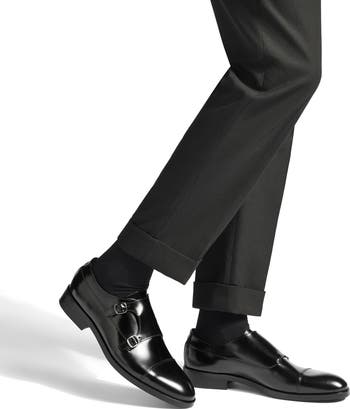 Hunter Cap Toe Double Monk Strap Shoe
