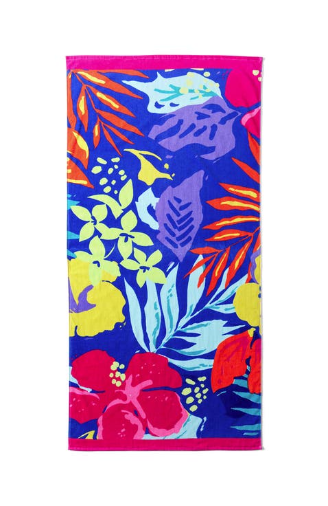 Kids Printed Velour Beach Towel