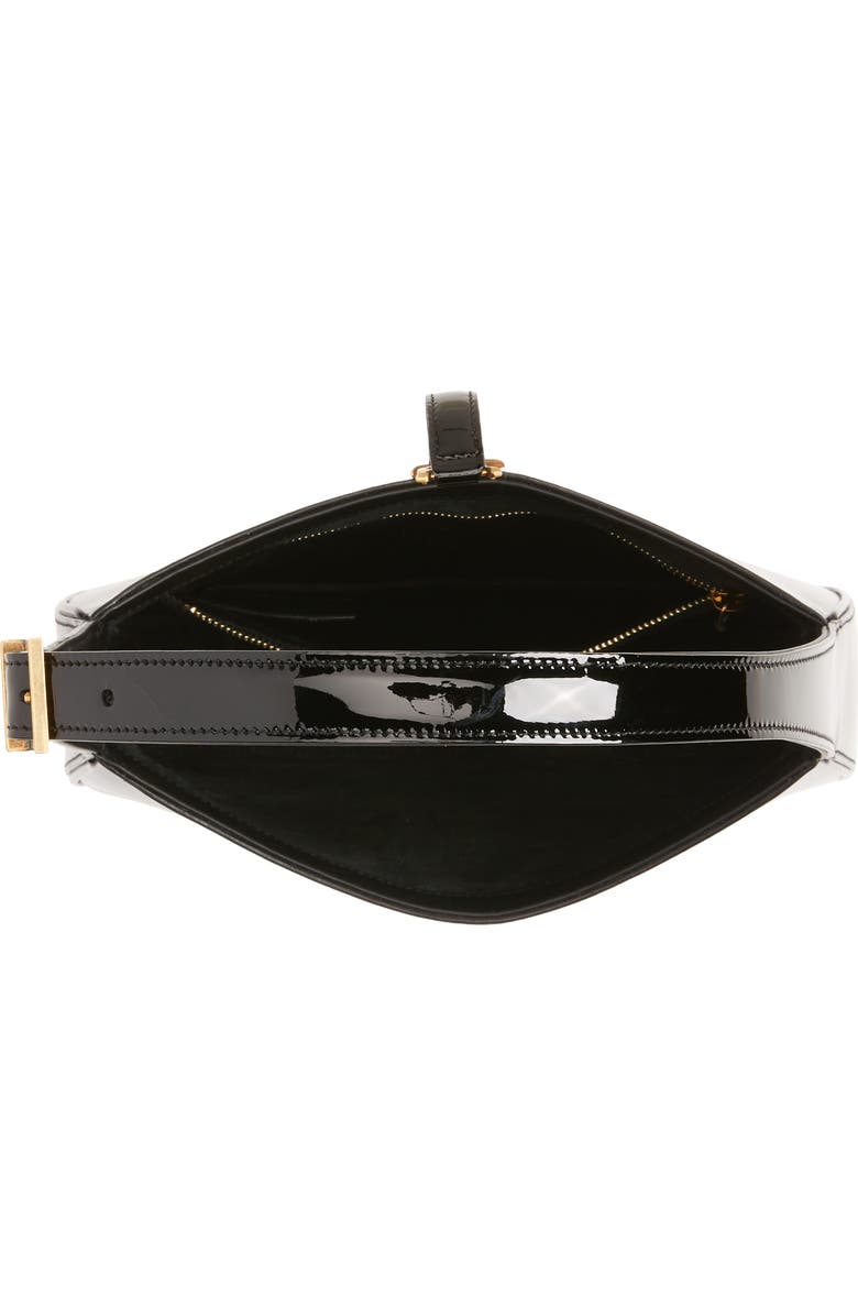 Saint Laurent Le 5 à 7 Patent Leather Hobo, Alternate, color,
