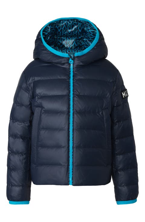 Kids' Amiri Monogram Print Puffer Jacket