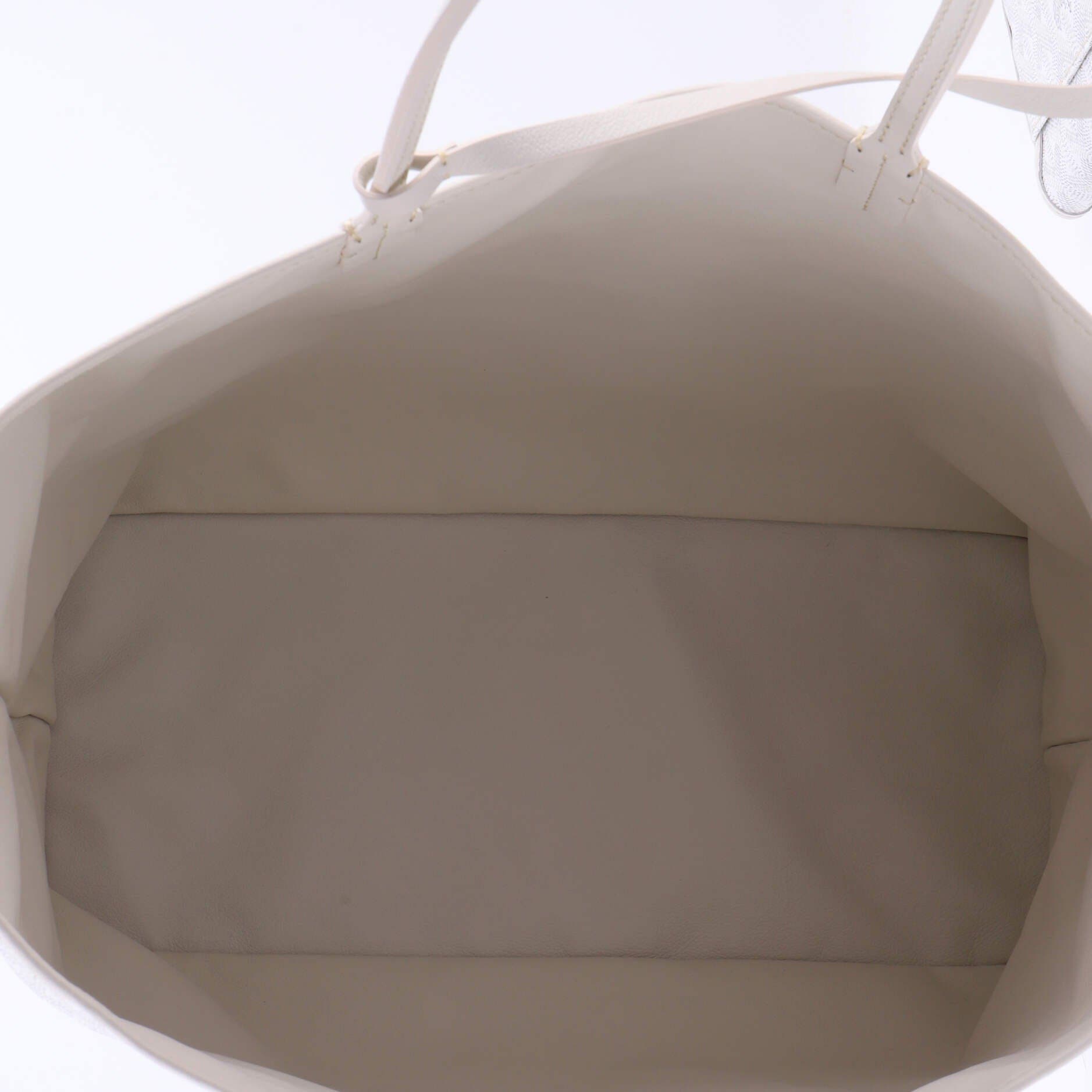 Pre-Owned Goyard Anjou Reversible Tote Coated Canvas PM, Alternate, color, White