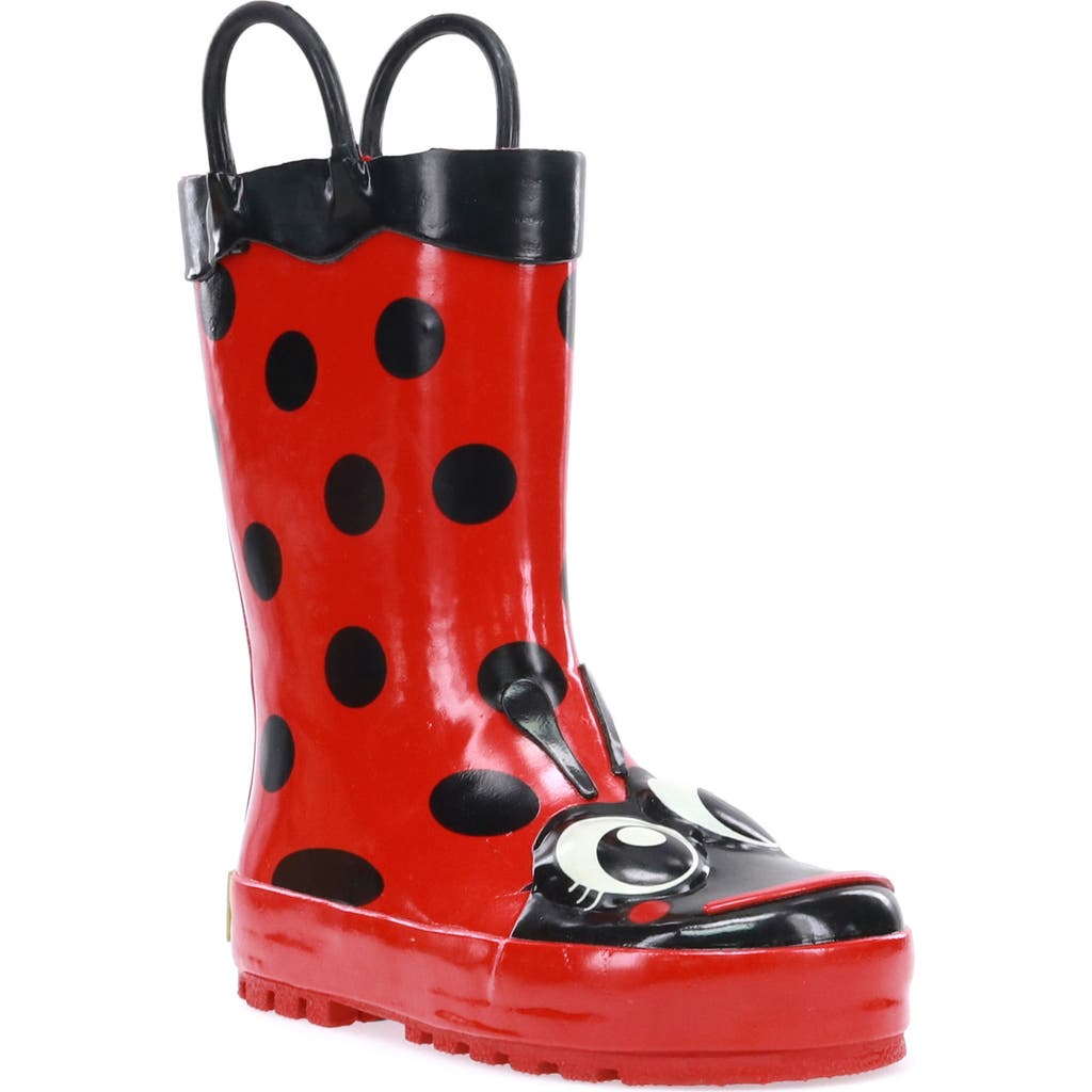 Western Chief Ladybug Waterproof Rain Boot in Red  product