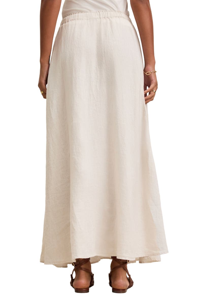 Cleowade Linen Maxi Skirt, Alternate, color, BEA NTURAL
