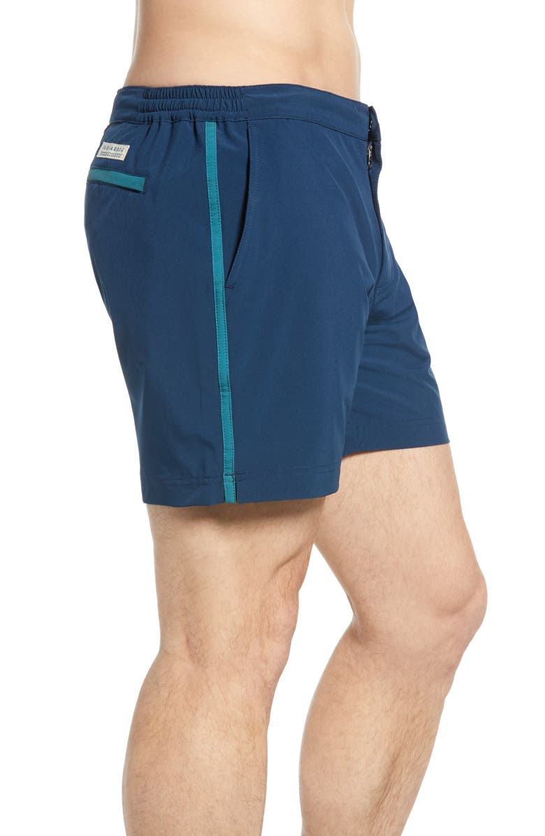 Fair Harbor The Sextant Side Stripe Swim Trunks, Alternate, color,