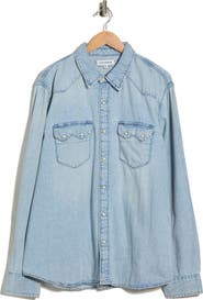 Lucky Brand Sawtooth Western Denim Shirt