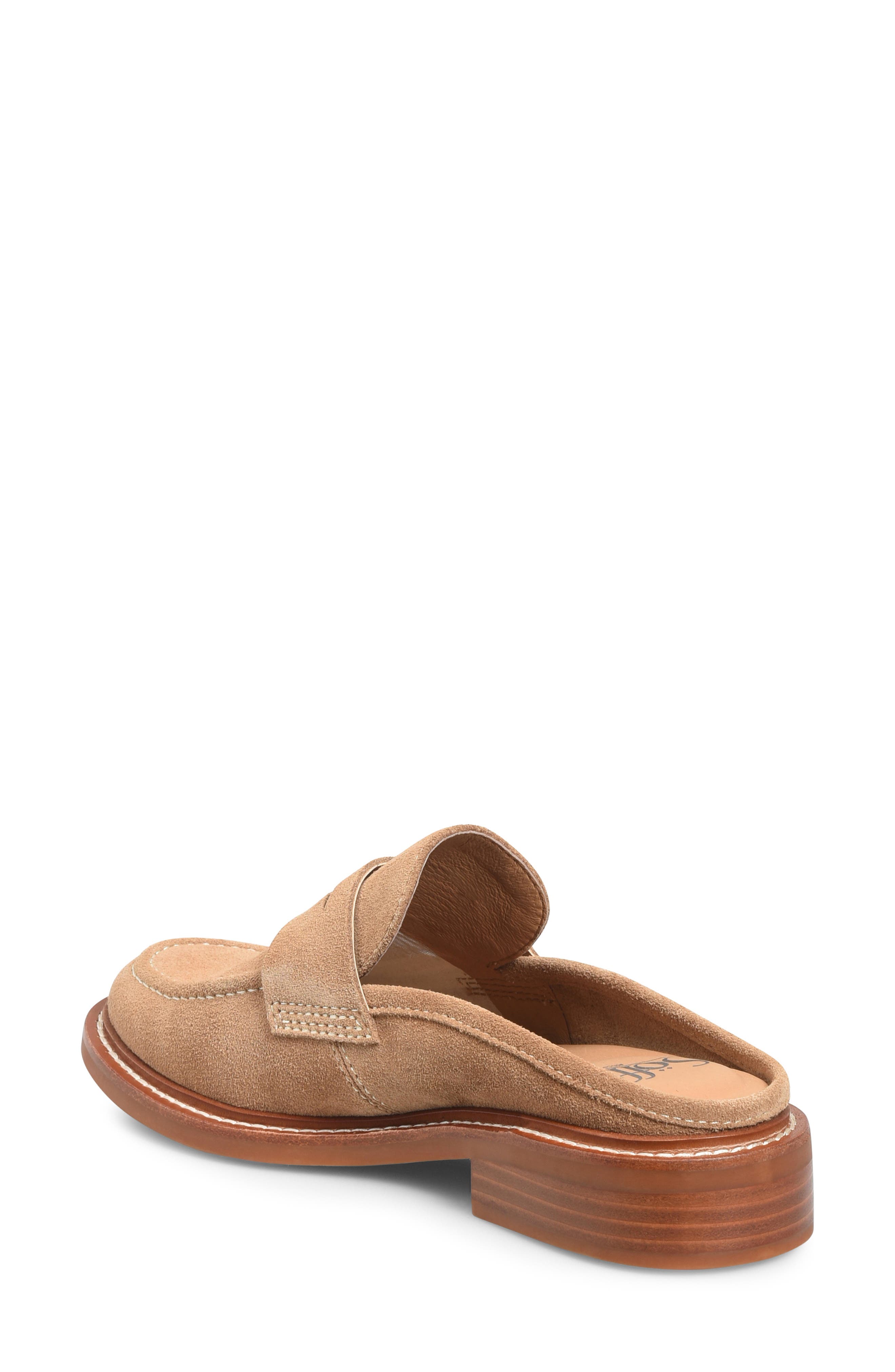 Monique Penny Loafer Mule, Alternate, color, DESERT