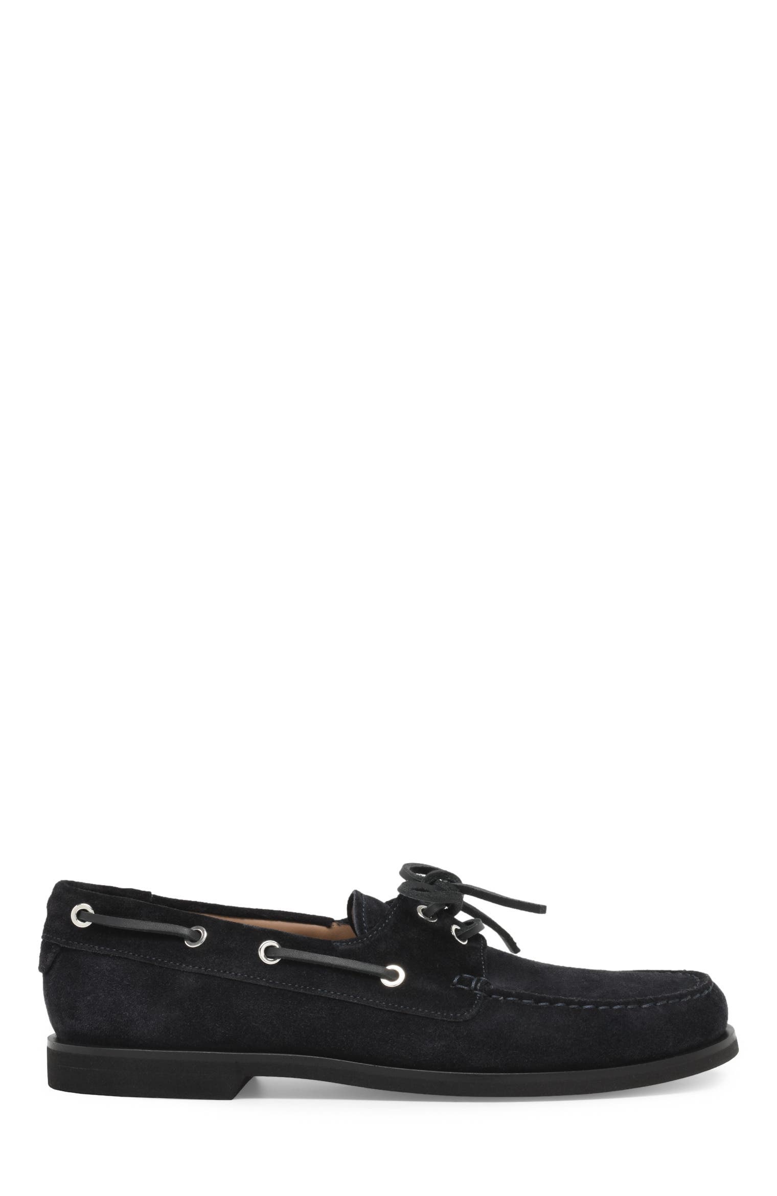 Vandée Mocassin, Main, color, Blue Suede Leather