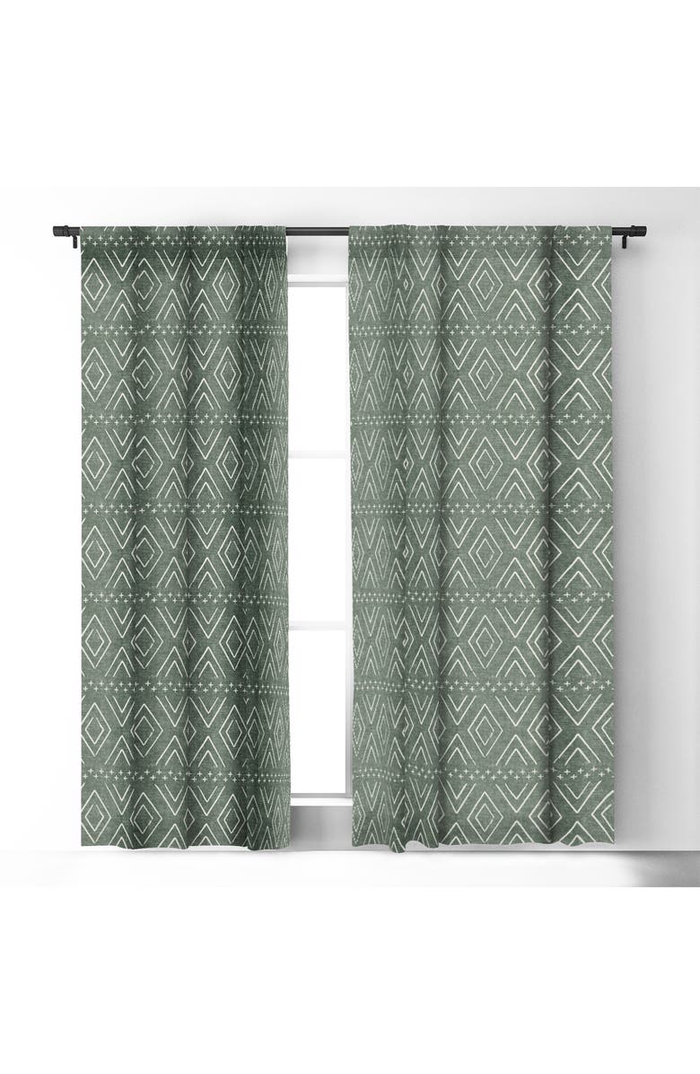 Deny Designs Little Arrow Design Co. Farmhouse Diamond Blackout Window Panel, Alternate, color,