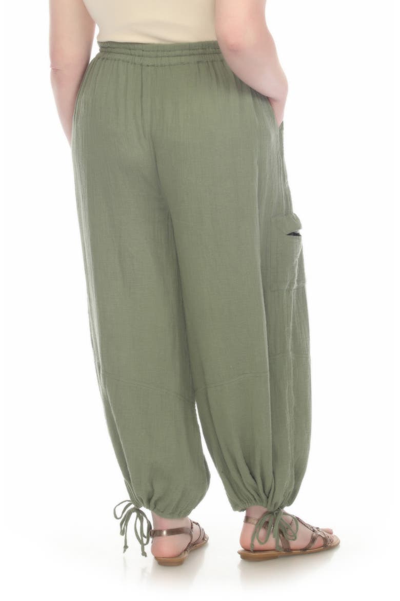 Cotton Parachute Pants, Alternate, color, OLIVE